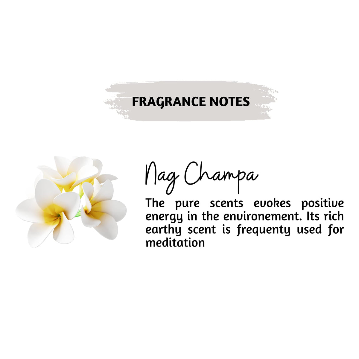 Premium Nag Champa Incense Sticks for Purification (Pack of 75)