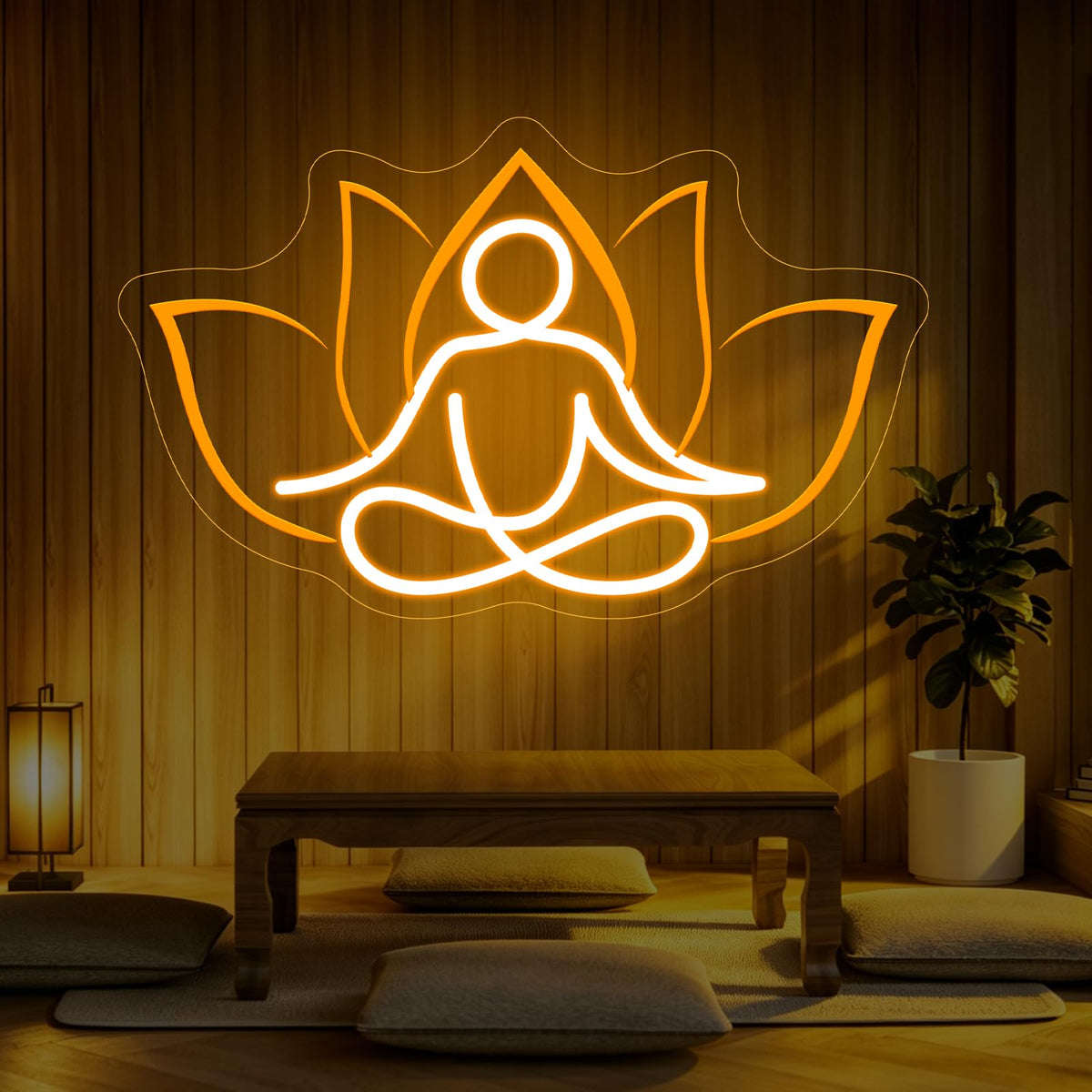 Namaste Lotus Neon Sign (Namaste Lotus)