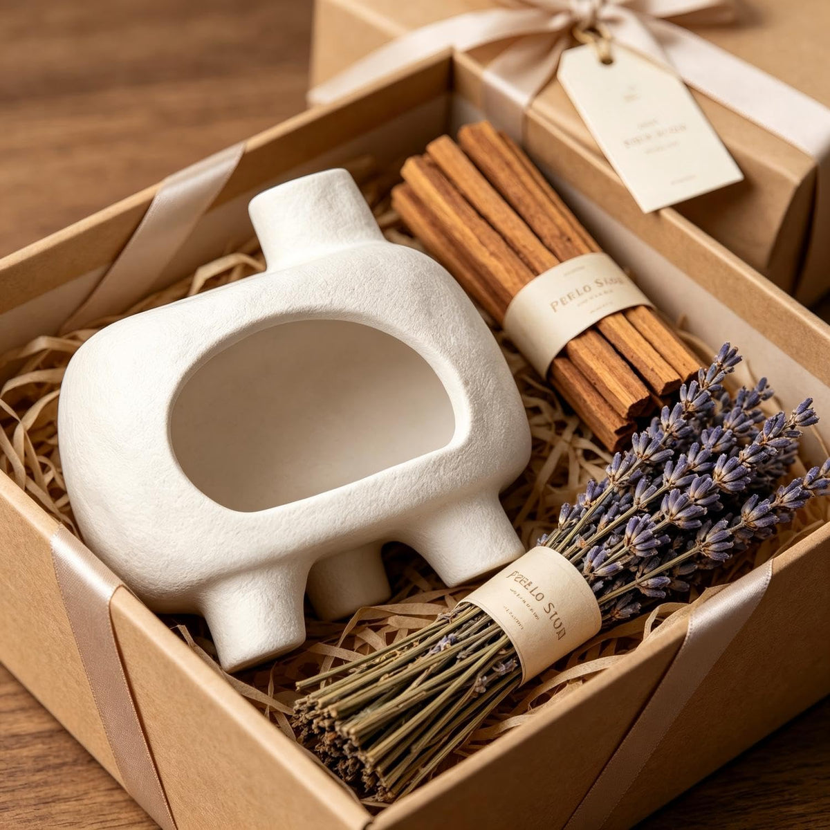 Ceramic Incense Holder (White)