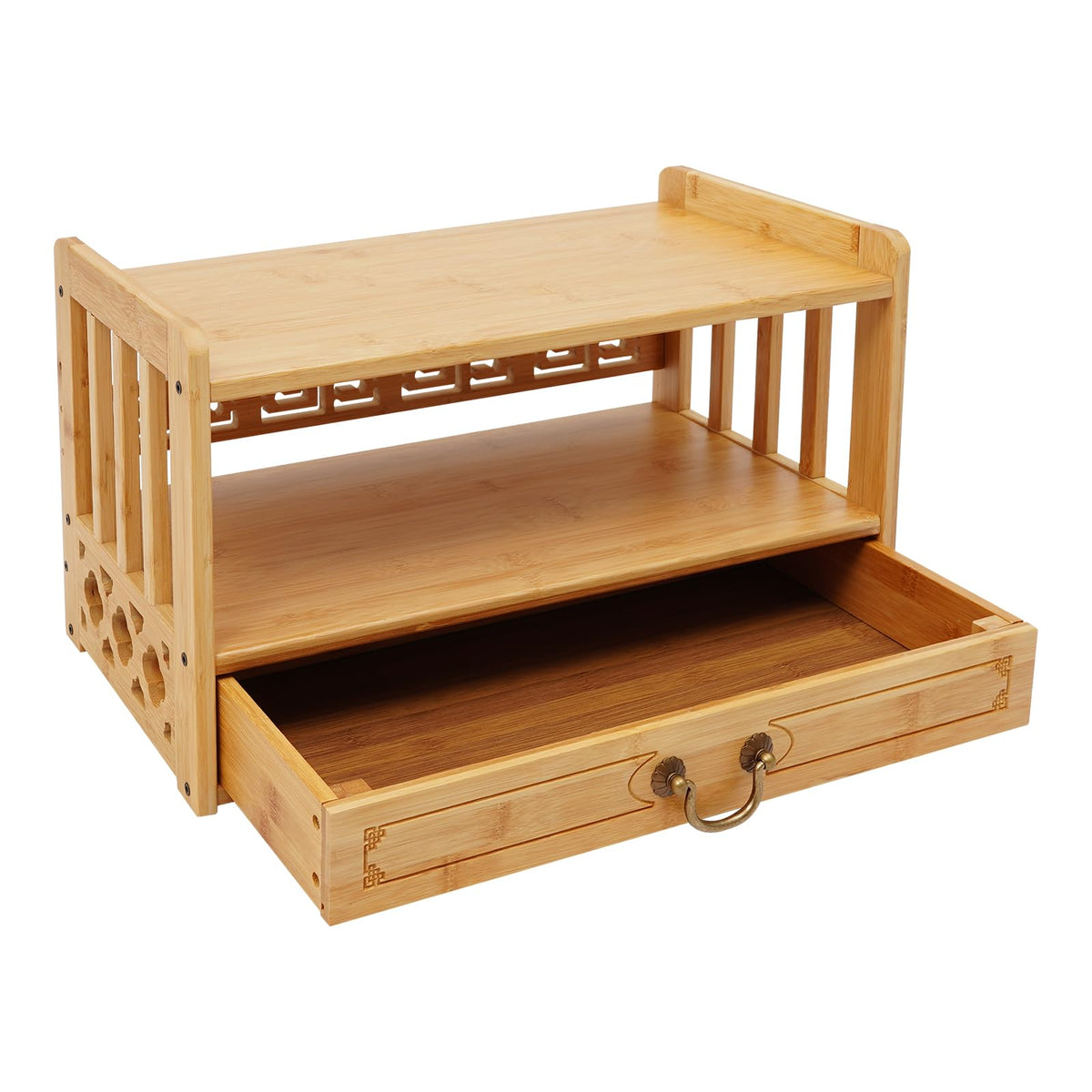 Meditation Storage Table (Wood Color / 20.4×9.8×11in)