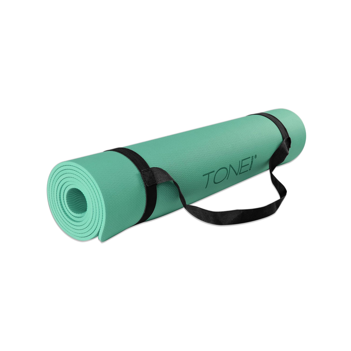 1 4" Yoga Mat (V Pattern / Teal)