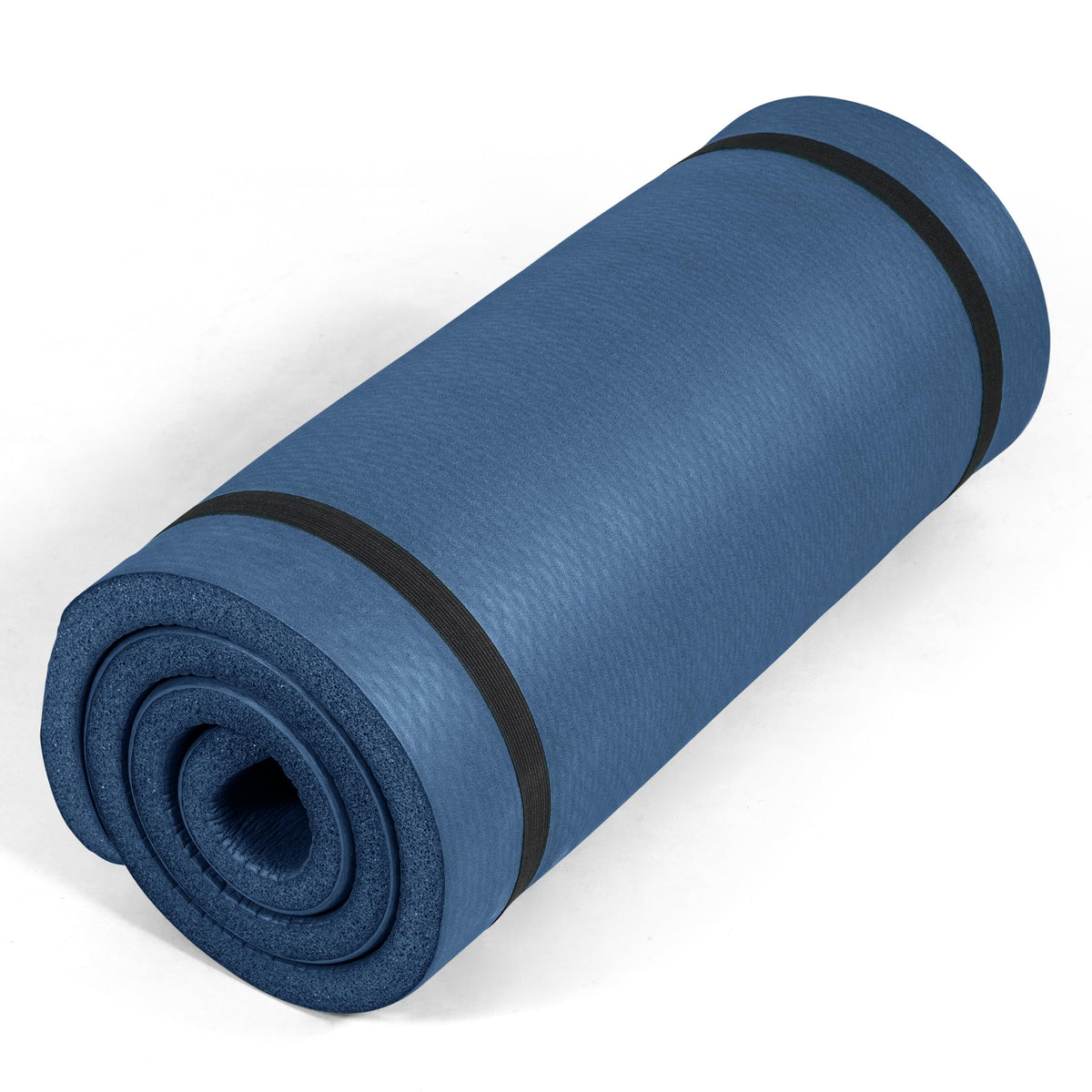1" Extra Thick Yoga Mat (Diamond / Blue)