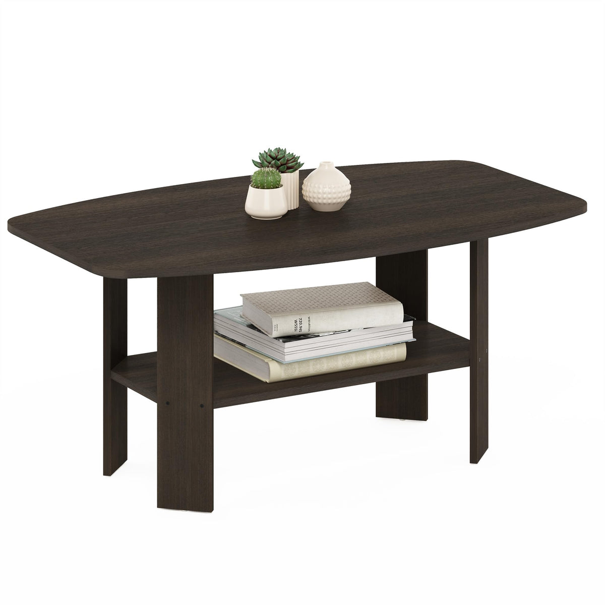 Simple Design Coffee Table (Dark Brown / Coffee Table)