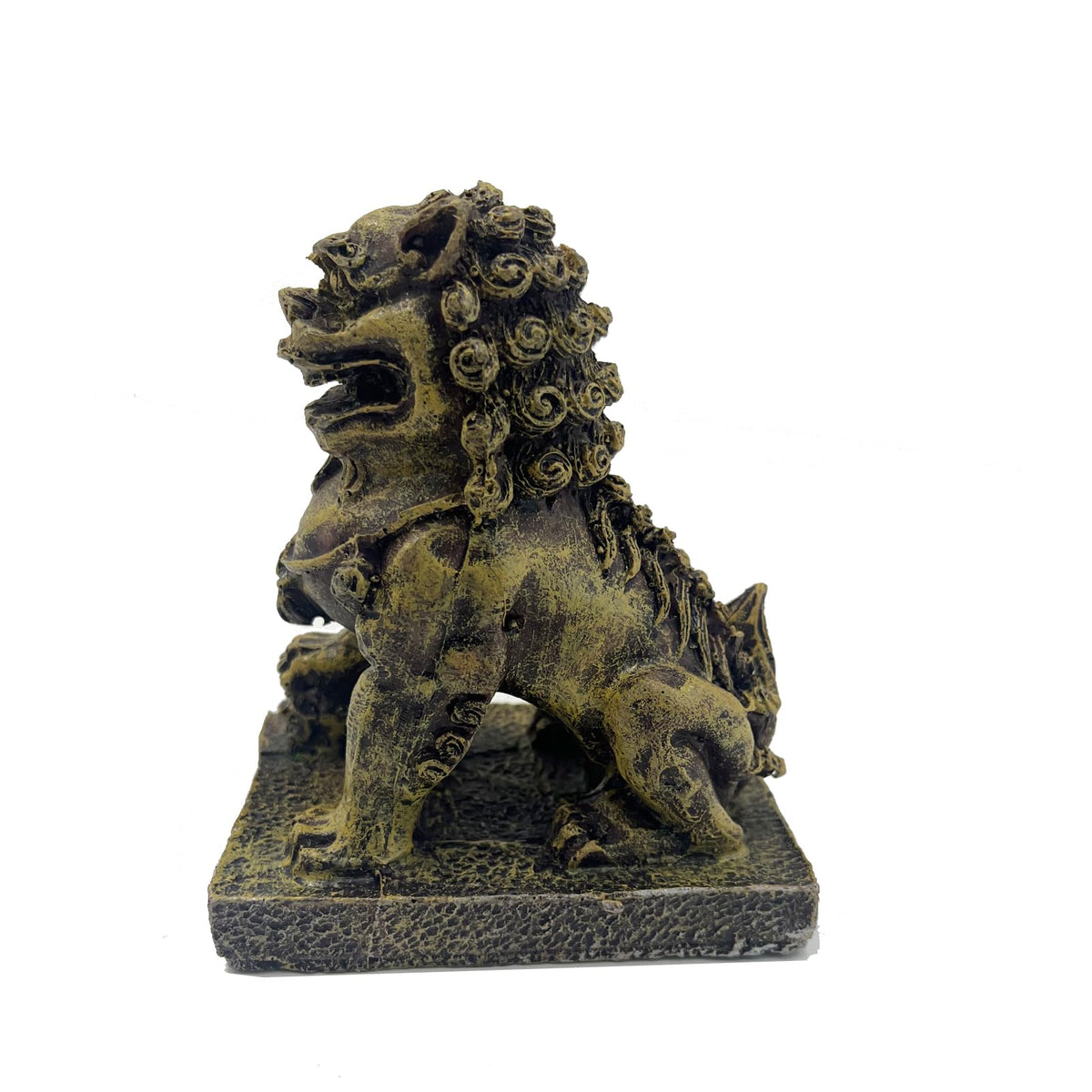 Fish Tank Decorations (Yellow Lion)