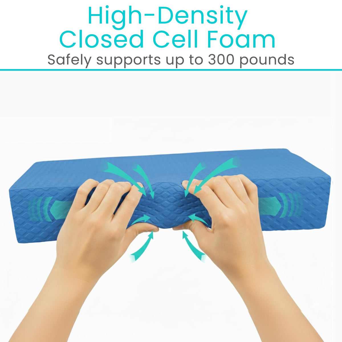 Balance Pad Foam Board Yoga Mat Block for Physical Therapy (Champion Blue)