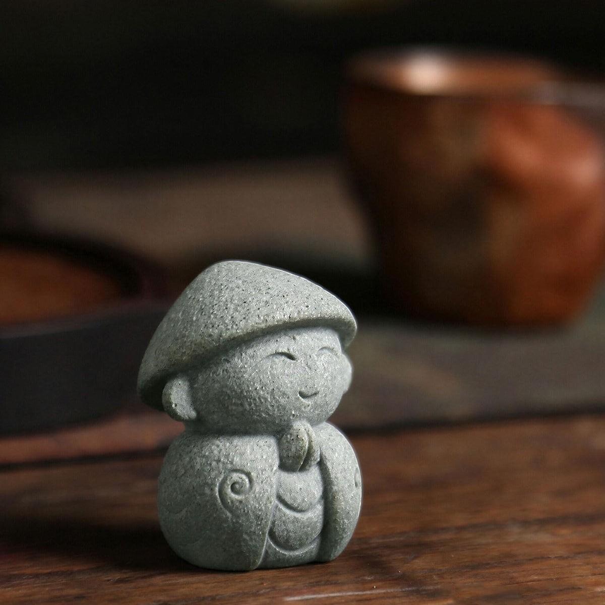 4 PCS Buddha Sandstone Statues (4pcs Buddha)