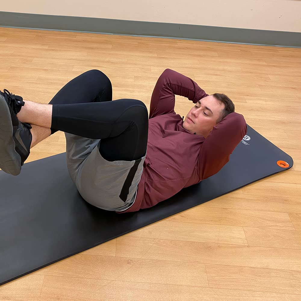 Non Slip Exercise Mat for Men & Women (56-Inch / Black)