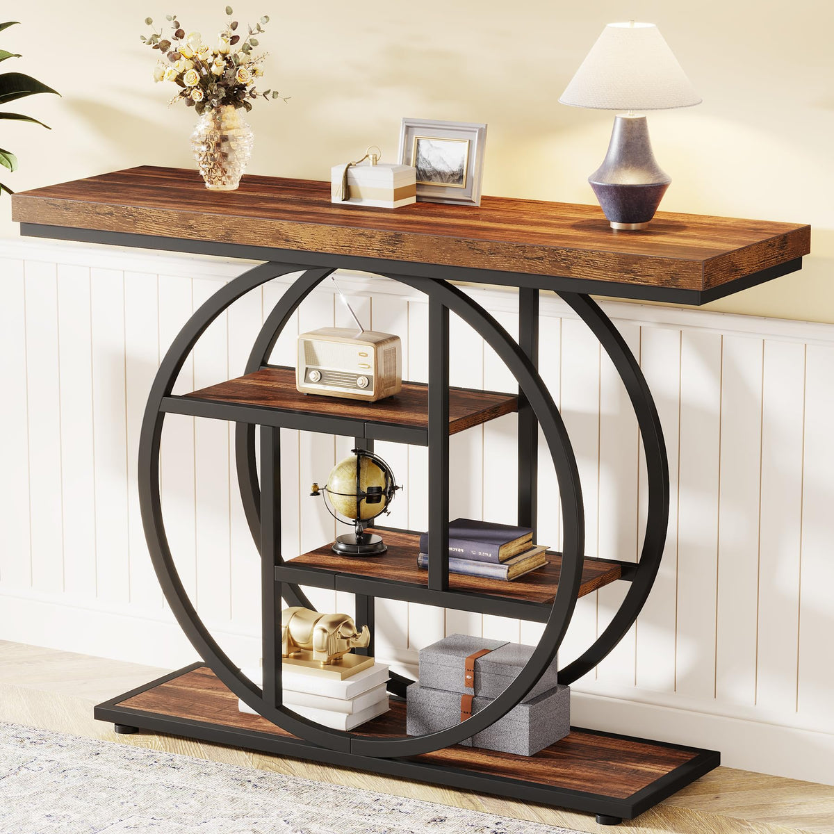 41.3" Console Table (Rustic Brown)