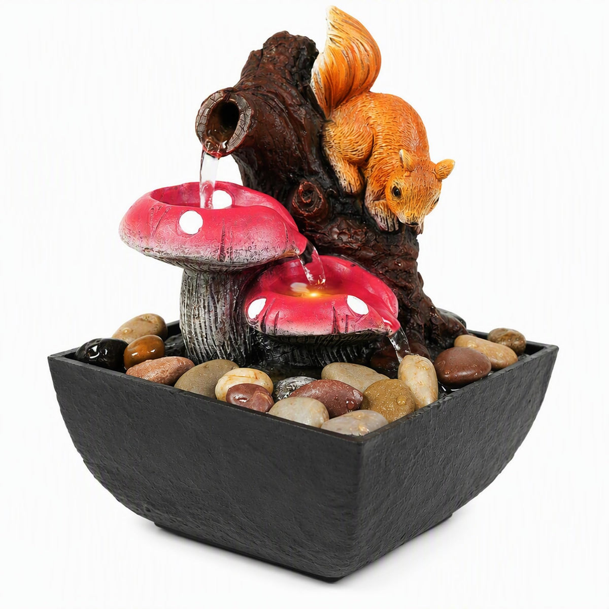 Indoor Resin Statue Desktop Fountain Indoor (Colorful Fountains)