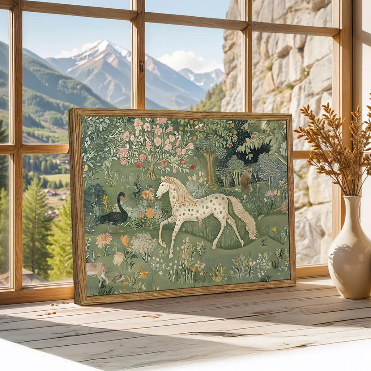 Funny Horse Wall Art (Animal-E / 16"L x 12"W)