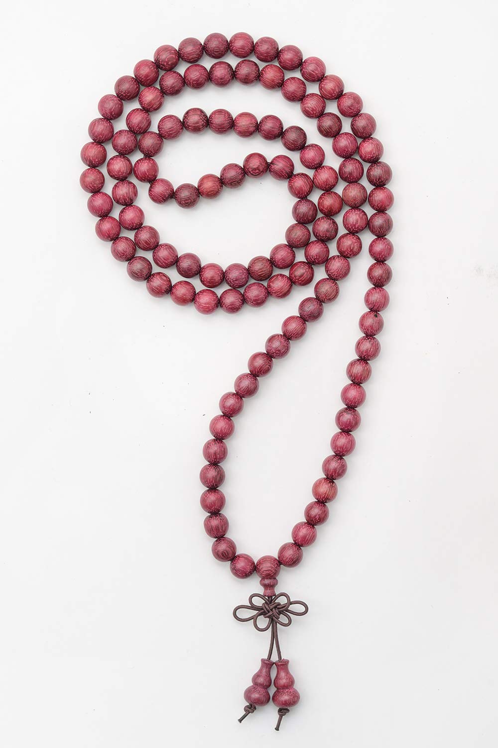 Mala Beads Bracelet 108 8mm Prayer Beads Meditation (8mm Violet Wood)