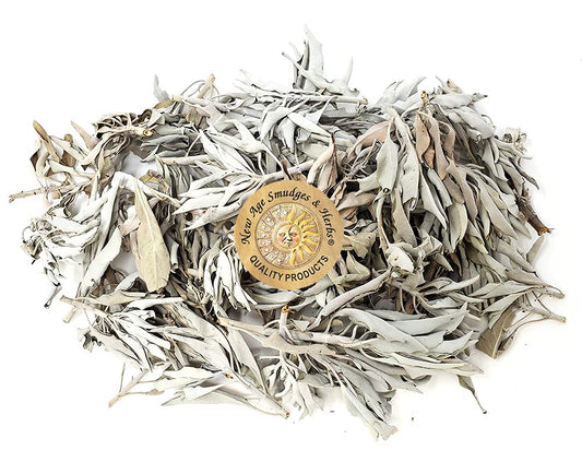 1 LB Premium Organic California White Sage Leaves (White Sage 1 LB)