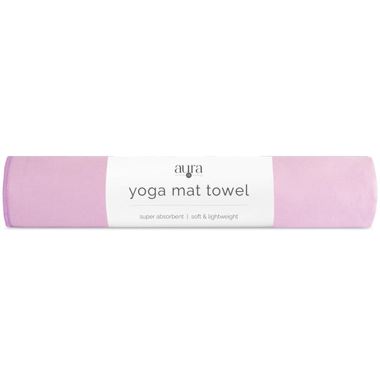 Aura Microfiber Yoga Mat Towel