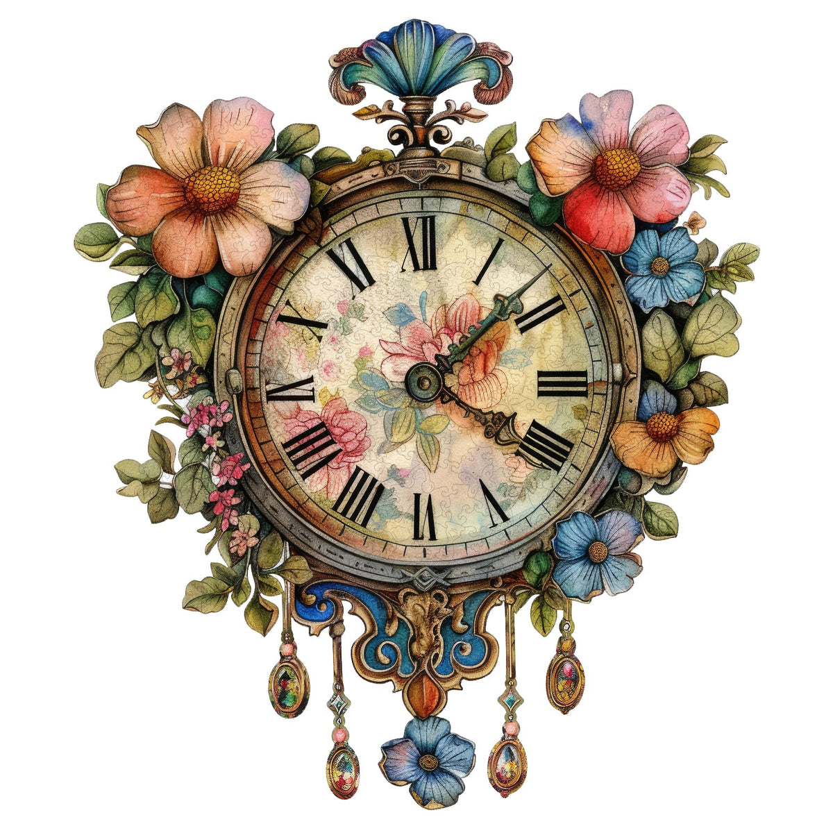 Wooden Puzzles for Adults (300Pcs / Wall Clock)