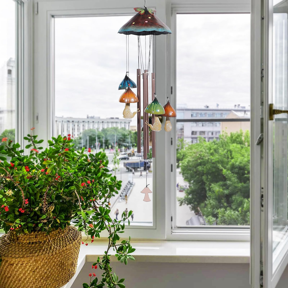 Wind Chimes for Outside (brown)