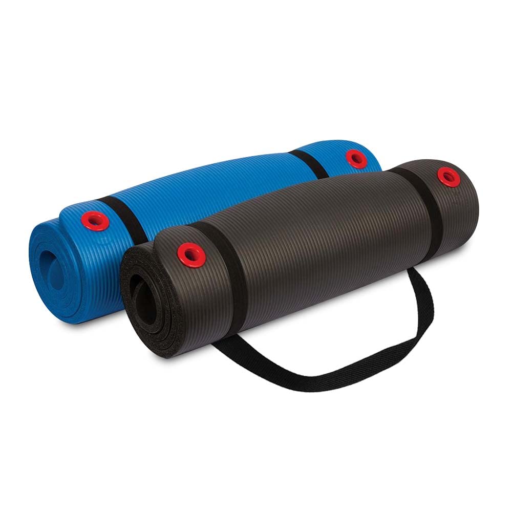 Non Slip Exercise Mat for Men & Women (72-Inch / Blue)