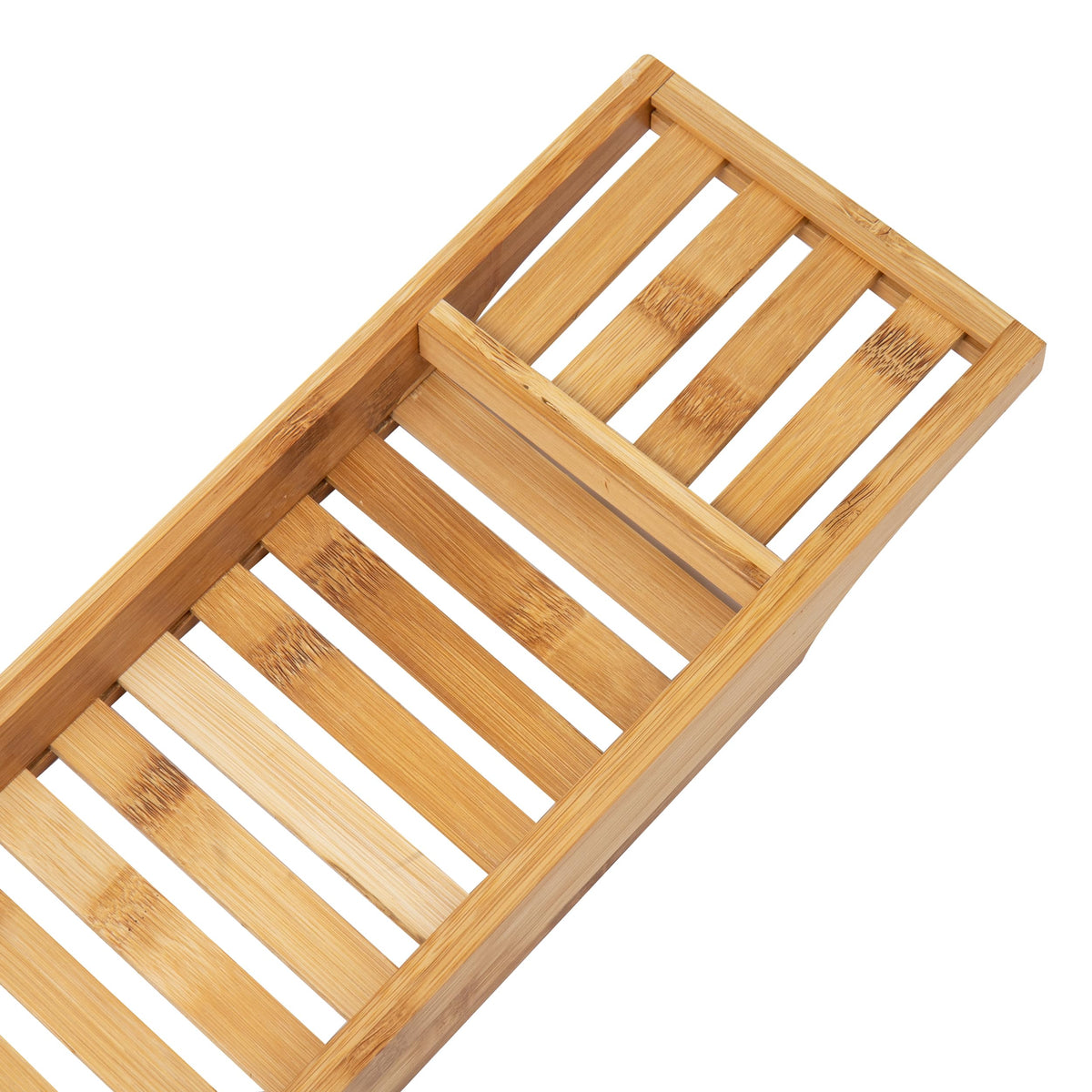 Bathtub Tray Shower Organizer (Brown / 27.5" x 5.8" x 1.8" / Bathtub Tray)