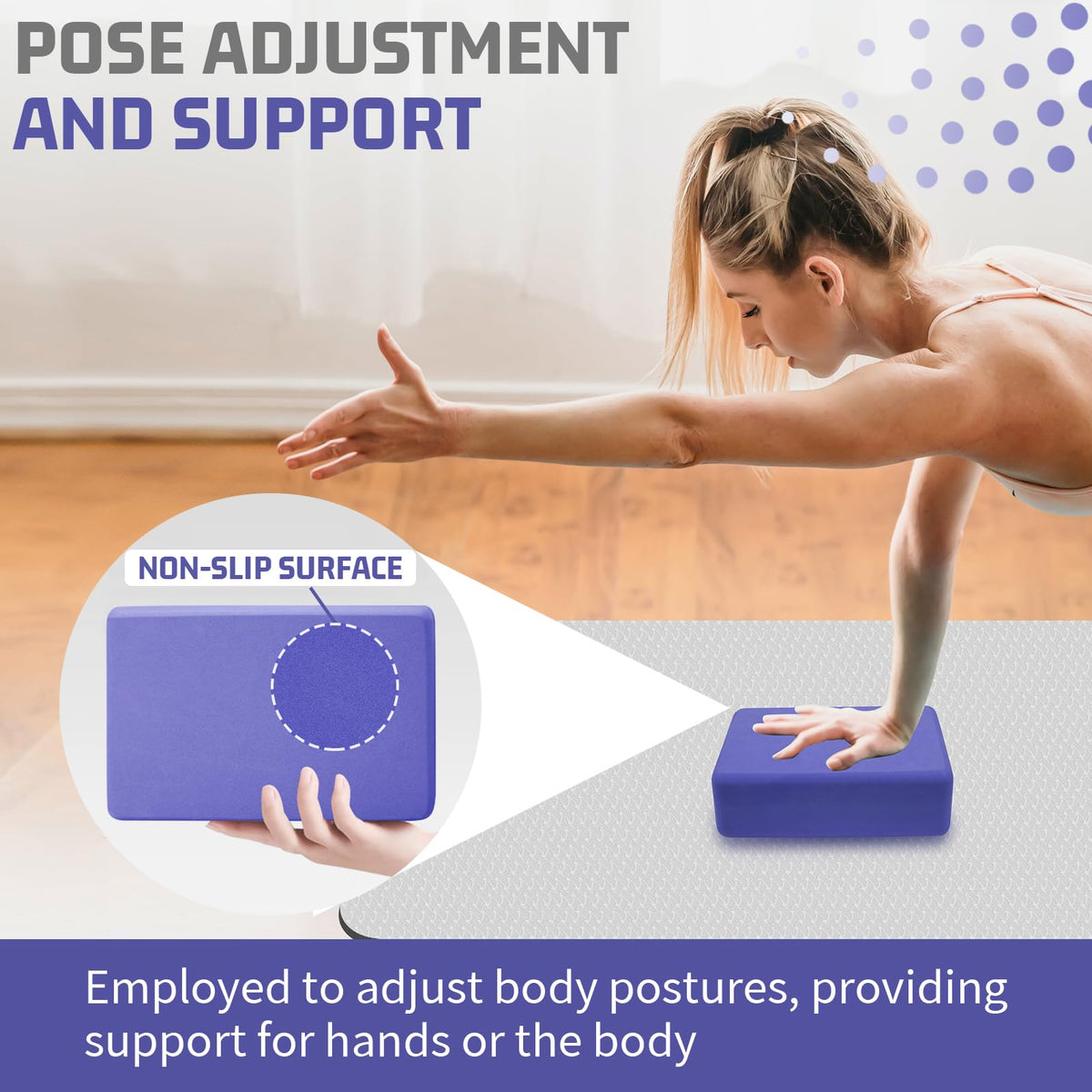 2 Pack Yoga Blocks (Purple)