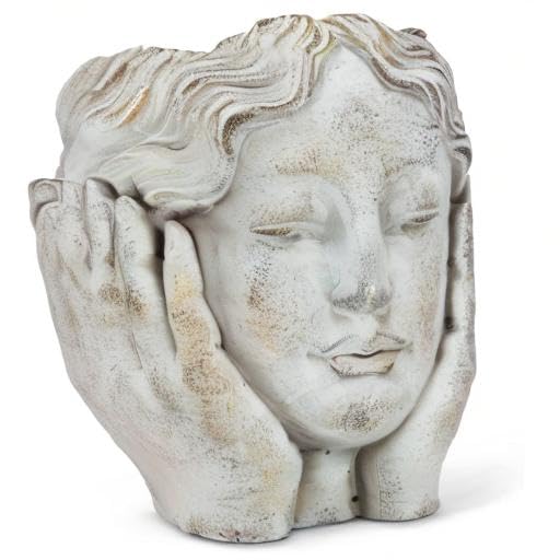 Medium Head in Hands Planter (Medium (8 Inch))