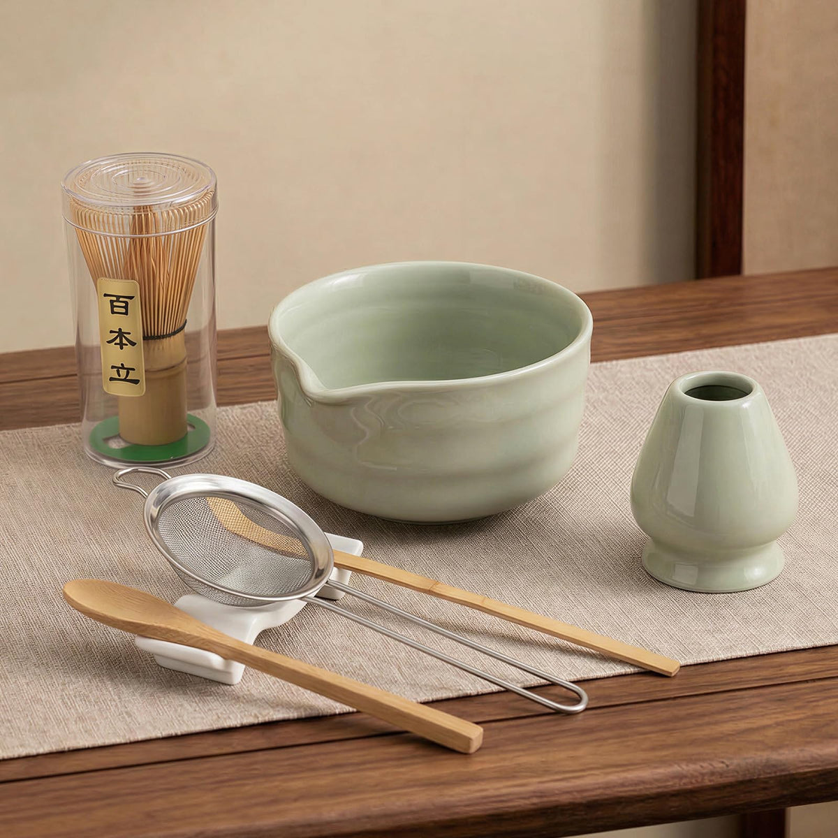 Matcha Whisk Set (Matcha Green)