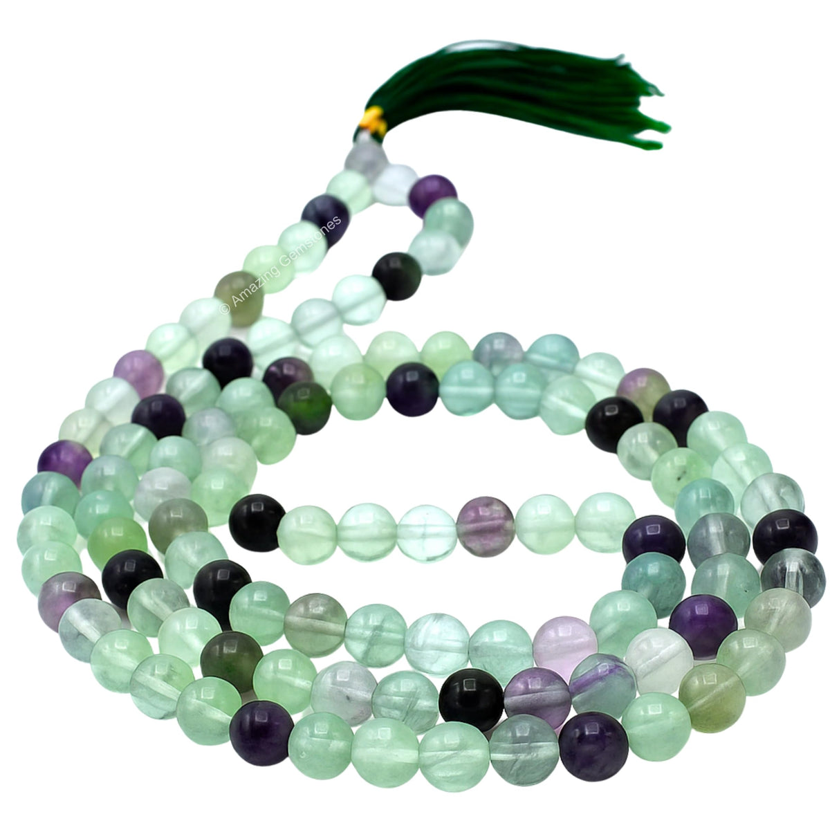 Fluorite Mala Beads (Fluorite / Plain)