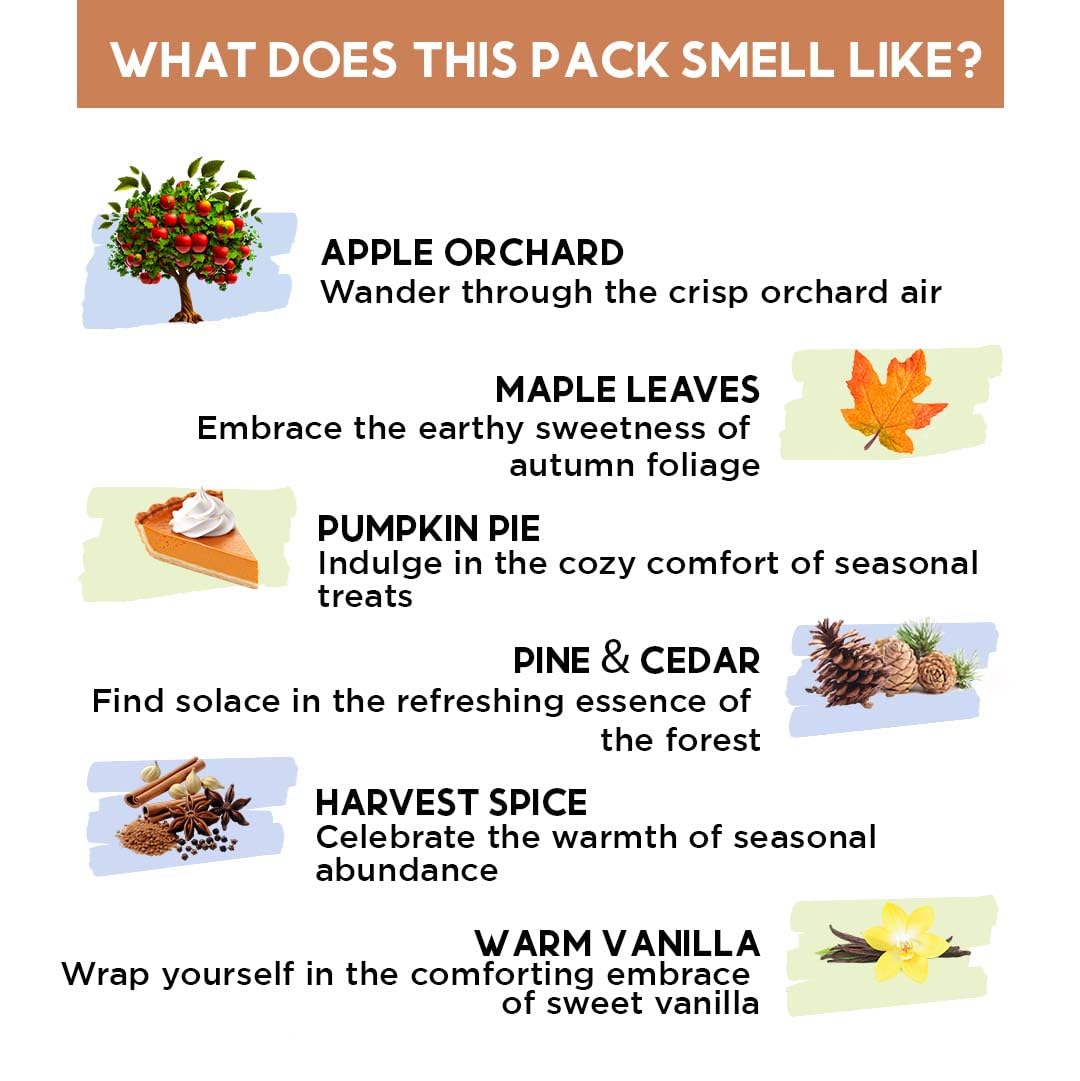 Premium Fall Incense Sticks (Pack of 120)