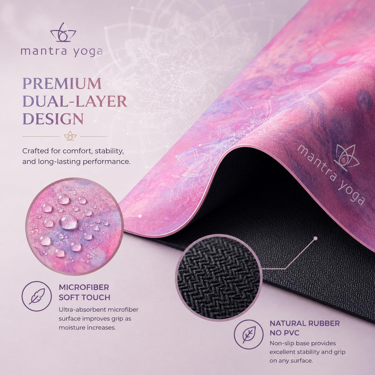 Travel PRO 1.5mm with Knee Pad & Bag (Mandala)
