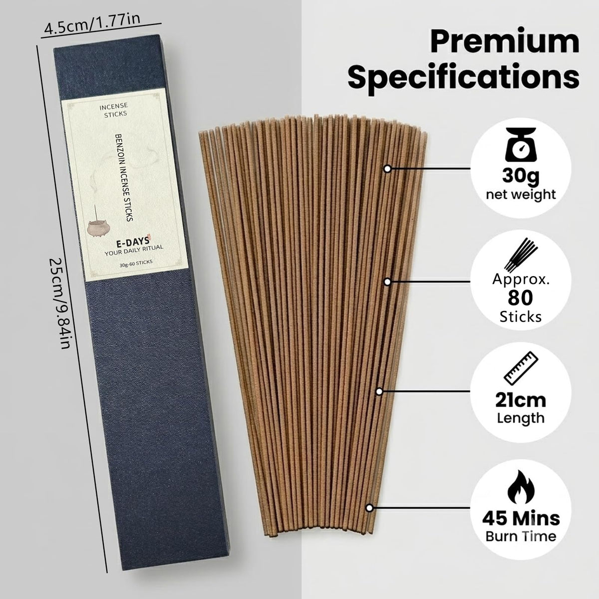 Benzoin Incense Sticks