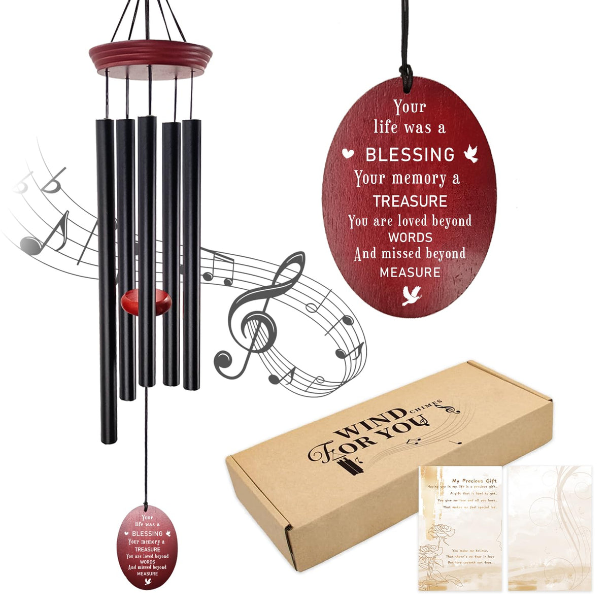 windchimes Sympathy Memorial Wind Chimes (Listen-to)