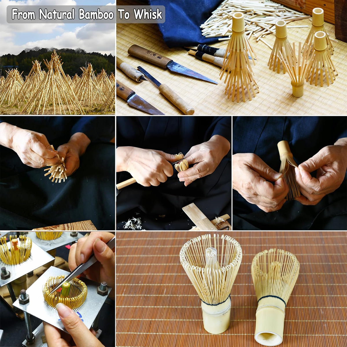 Matcha Whisk Set (set of 3 - A)