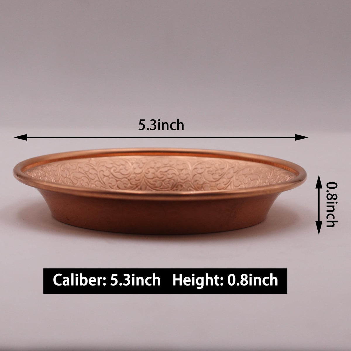 Copper Offering Prayer Ritual Bowl (Pentagram)