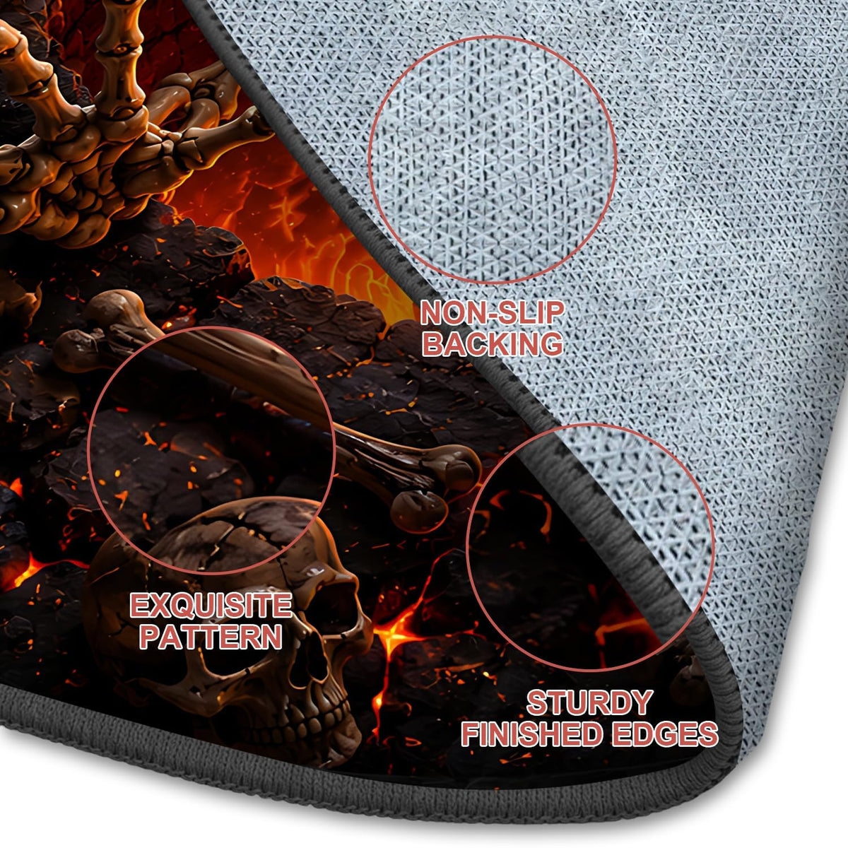 Halloween Round Throw Area Rug 4ft (29 / 4' (Round))