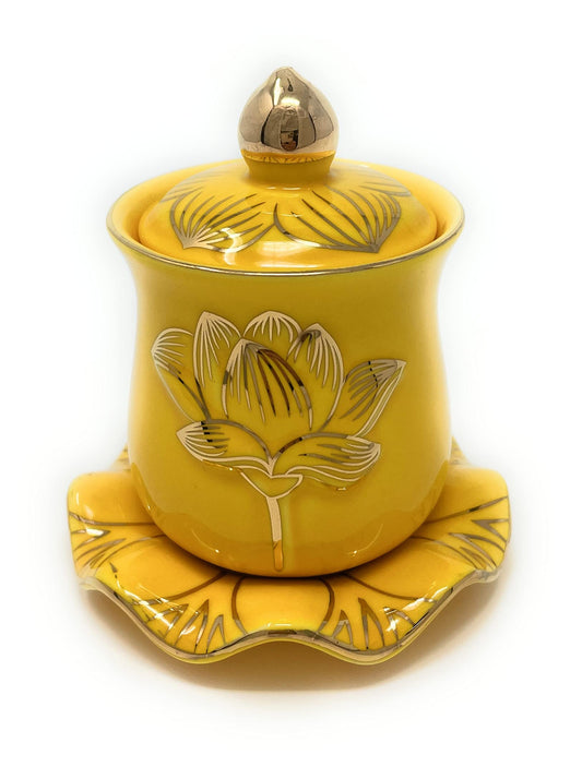 1pc Ceramic Altar Cup (Yellow)
