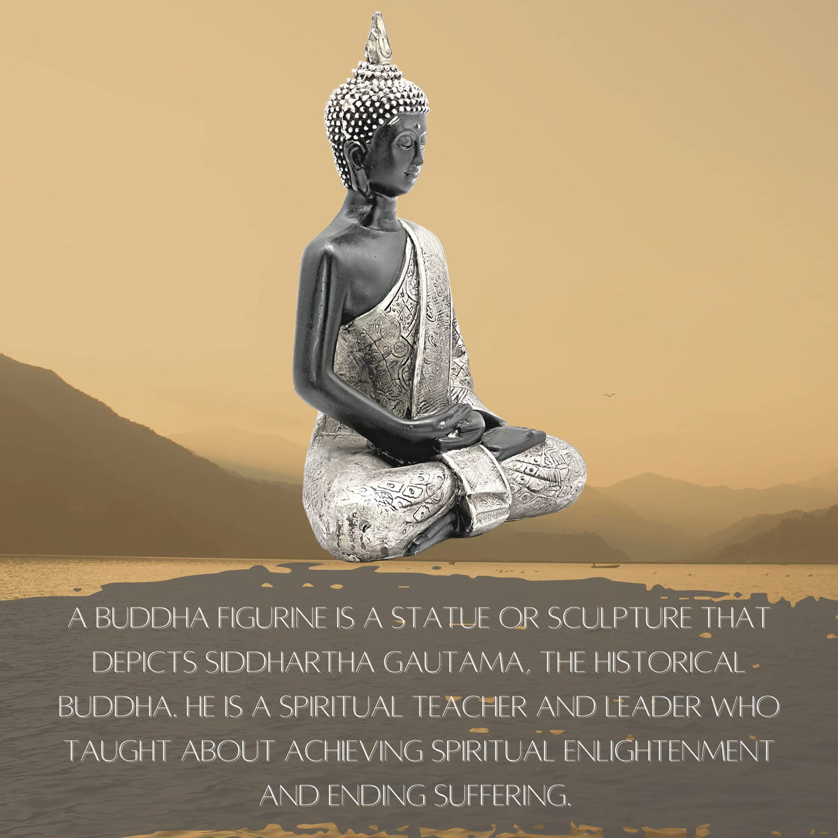 Rustic Buddha (Black)