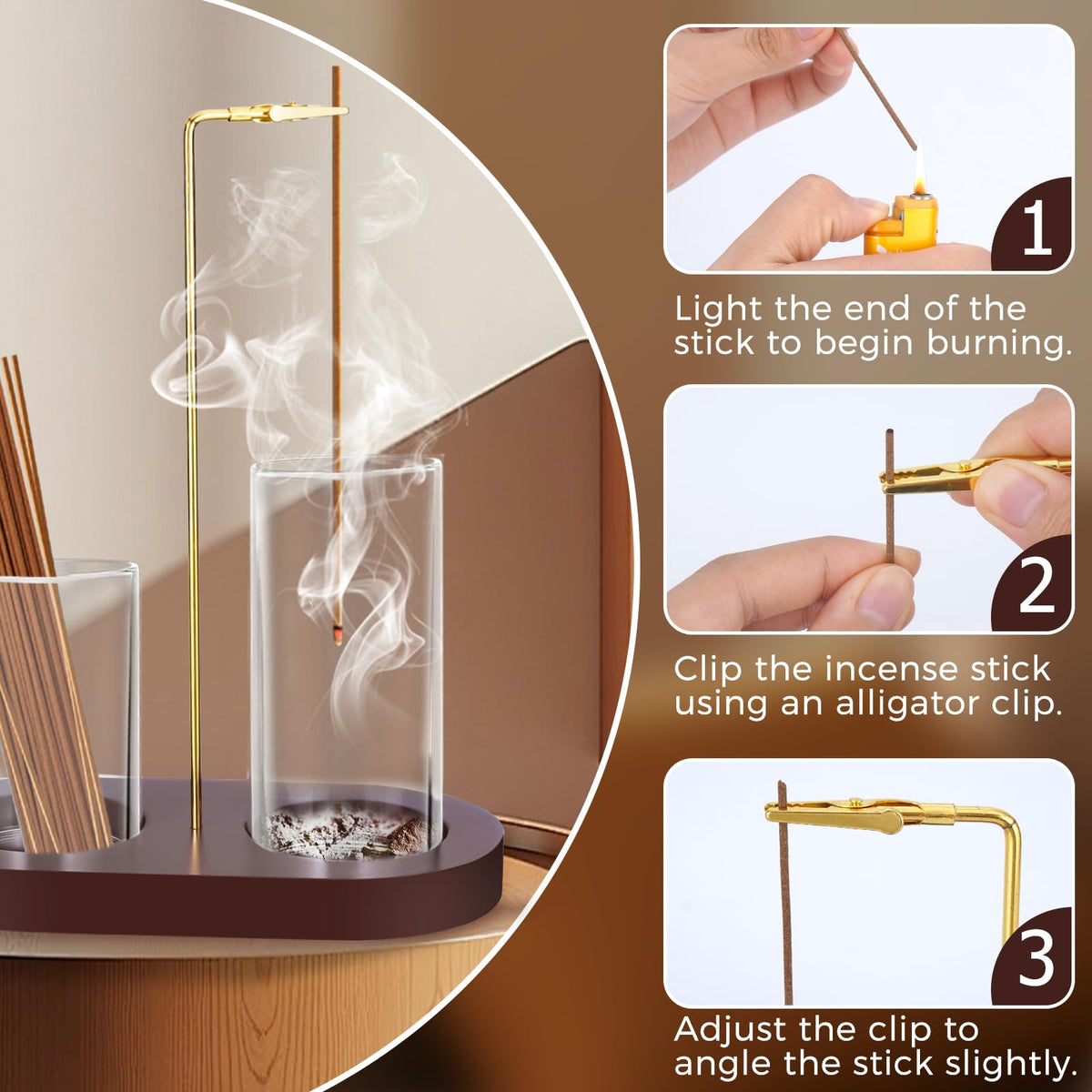 2 in 1 Incense Holder (2 in 1)