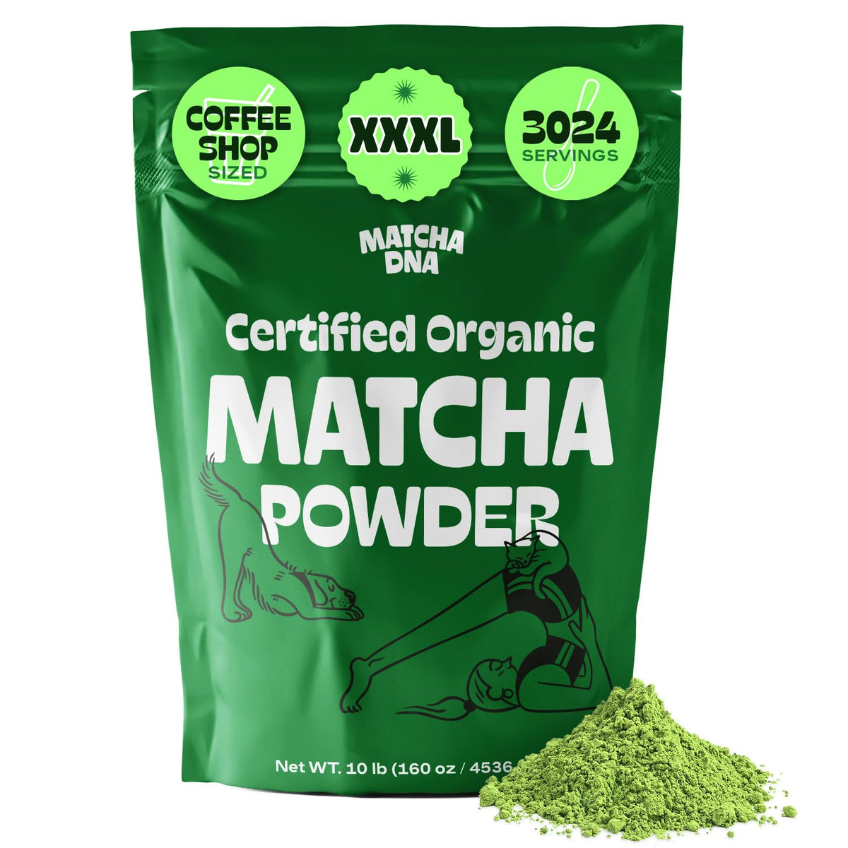 Certified Organic Matcha Green Tea Powder (160 Ounce (Pack of 1))