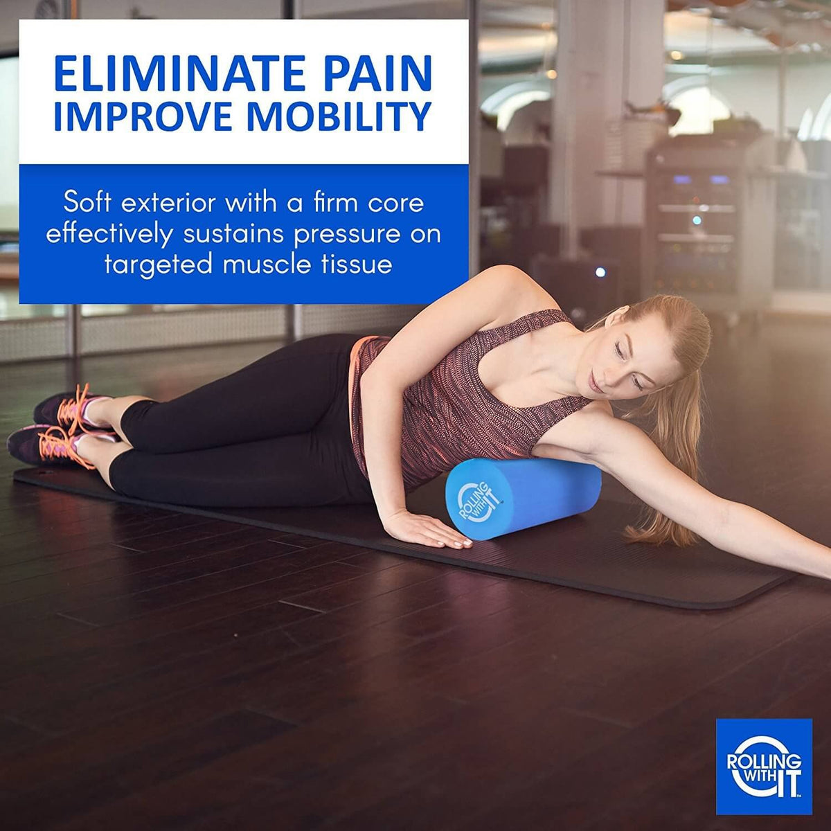 High Density Foam Roller for Physical Therapy (13 x 6 Inch)
