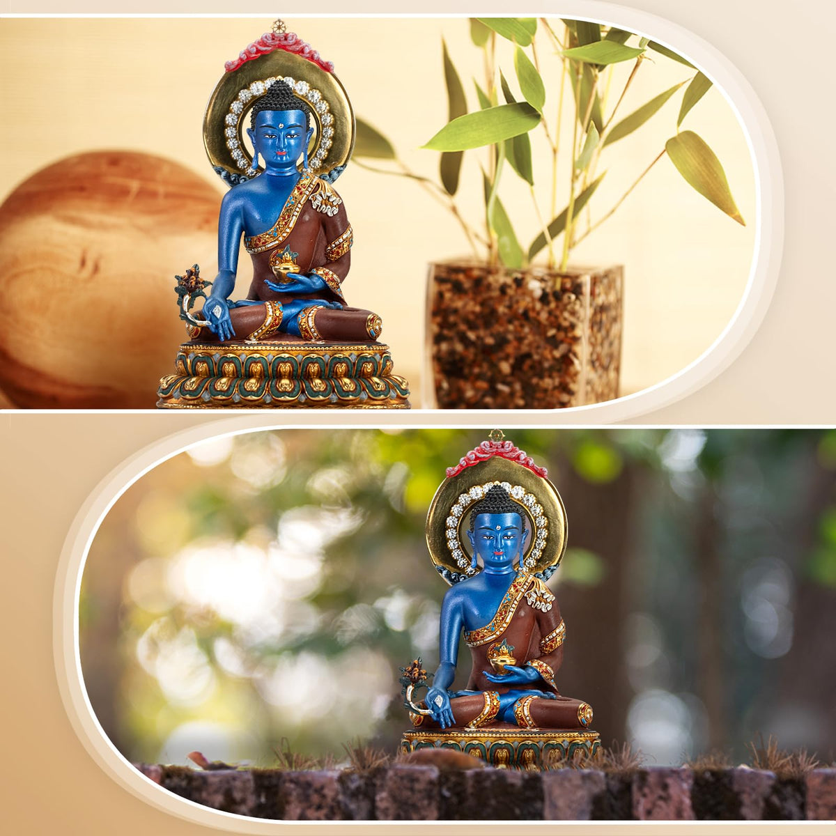 Buddha Statue Indoor (Medicine / 5.91in)