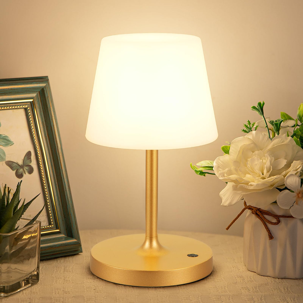 Gold Cordless Shower Lamp Waterproof (Gold / 1 Pack)