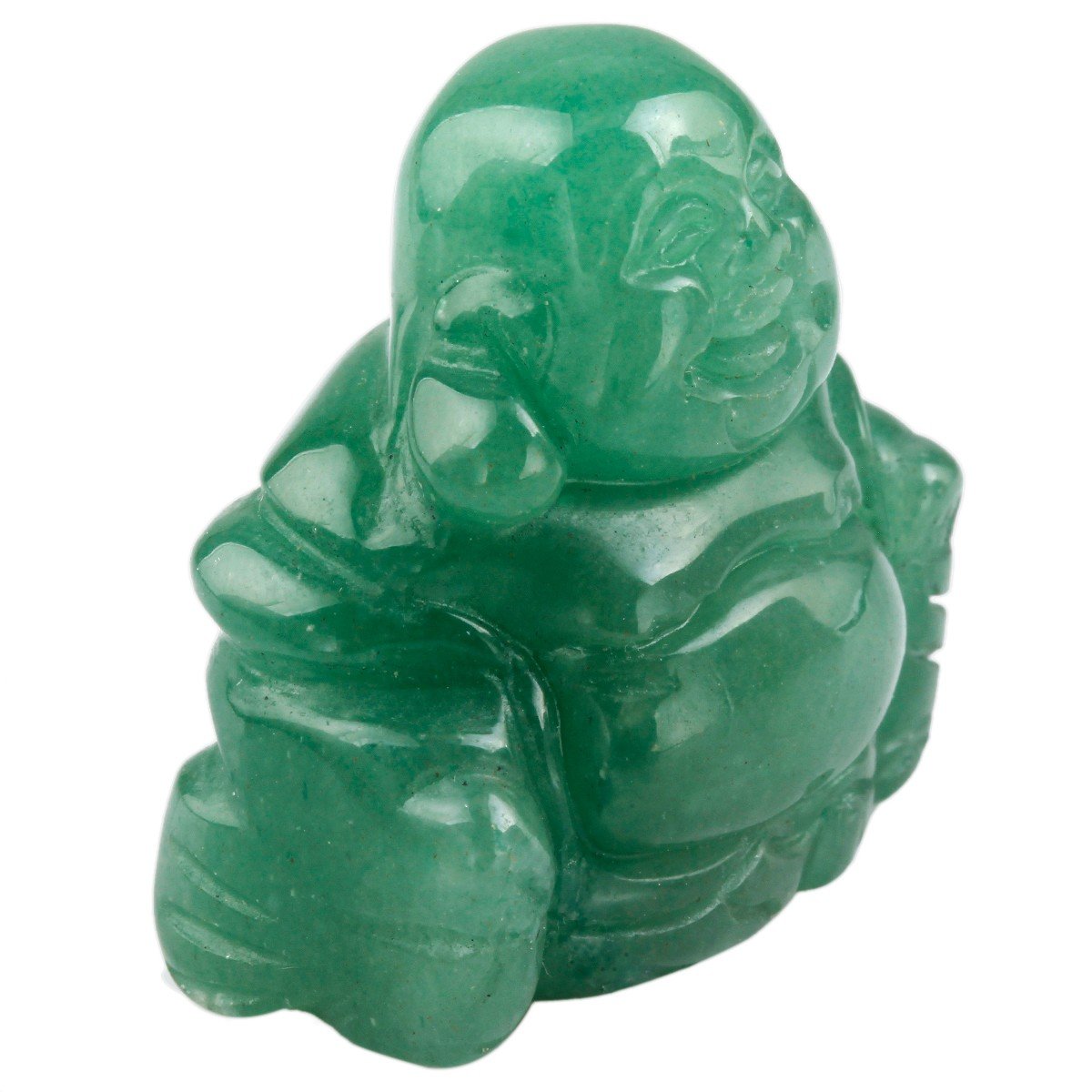 1.5" Green Adventurine Laughing Happy Buddha Feng Shui Figurine (1.5" / 5.green Aventurine)