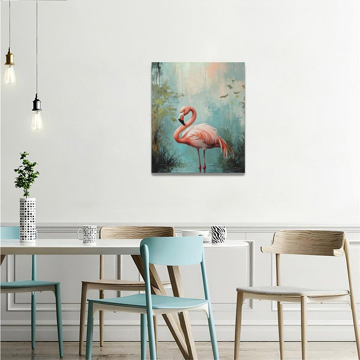 Flamingo Wall Art (24"L x 20"W / Flamingo)