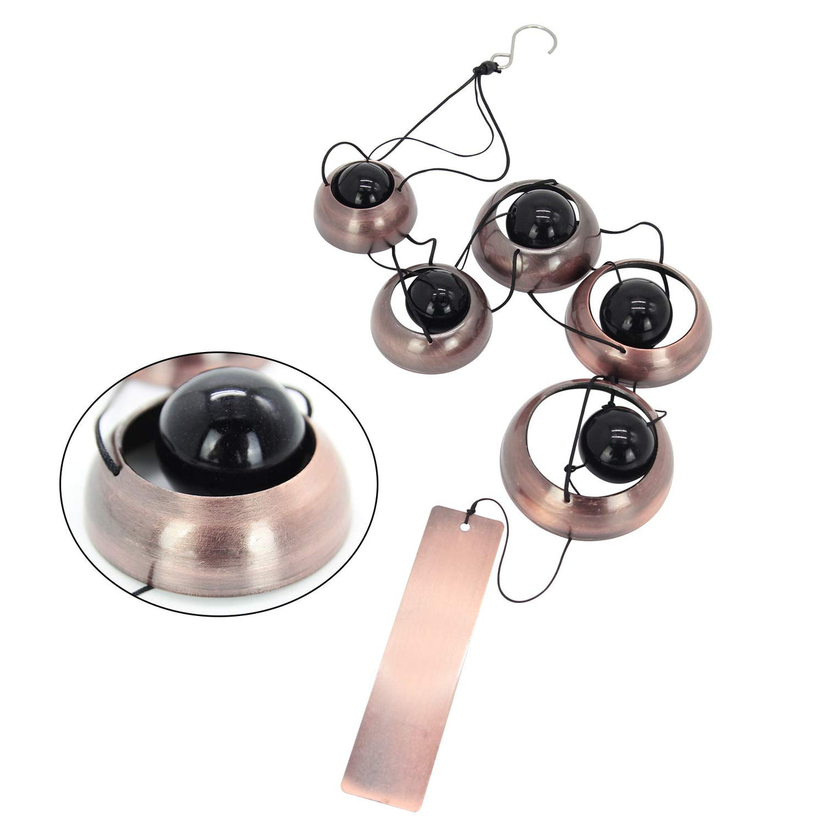 Copper Wind Chimes (5 Copper Bell)