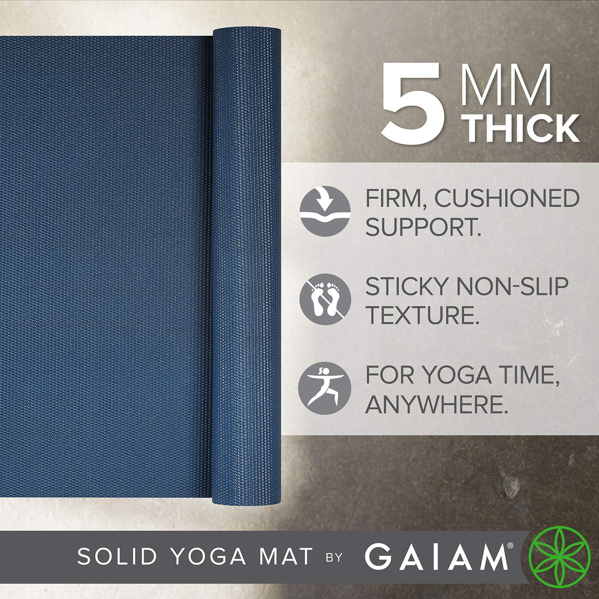 Premium Yoga Mat (Indigo Ink)