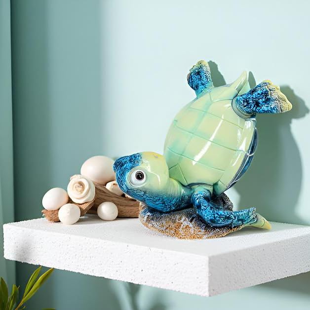 Resin Sea Turtle Table Decor (Blue2)
