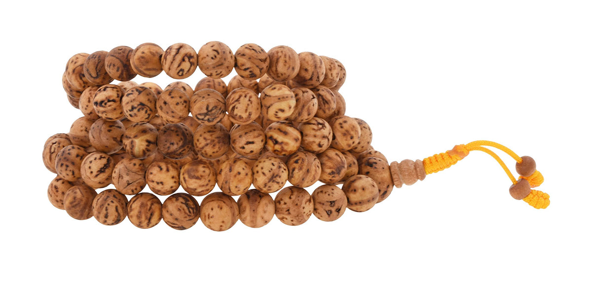 Bodhi Seed Mala Beads (Polished Dragon Eye Bodhi Seeds)