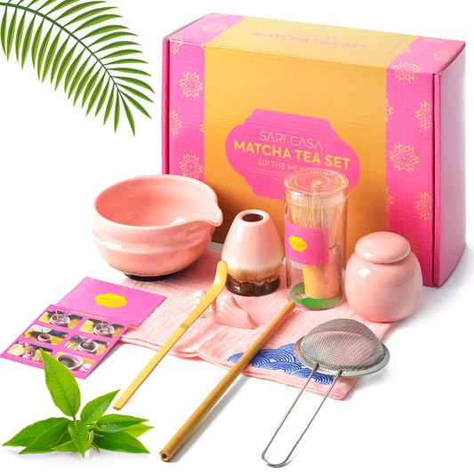 Title Matcha Whisk Set (Pink)
