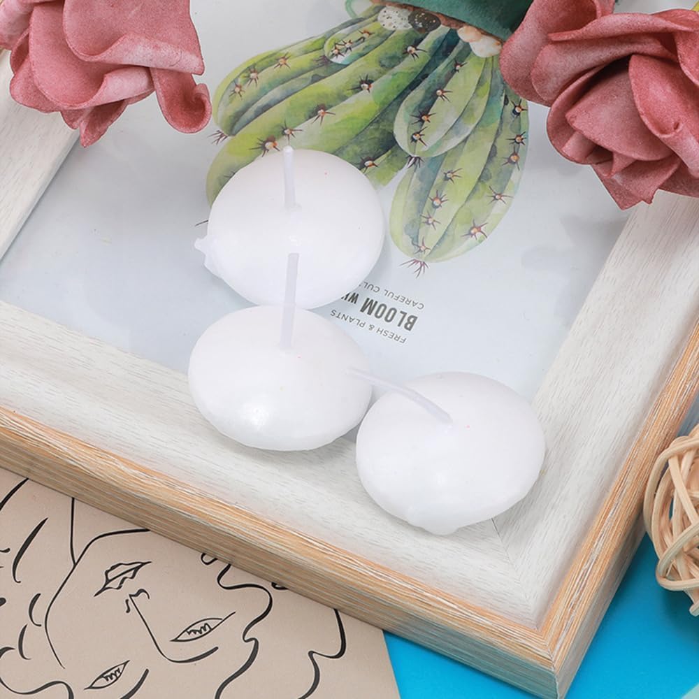 100 Pieces 1.5 Inch Unscented Floating Candles Set (100 Pieces)