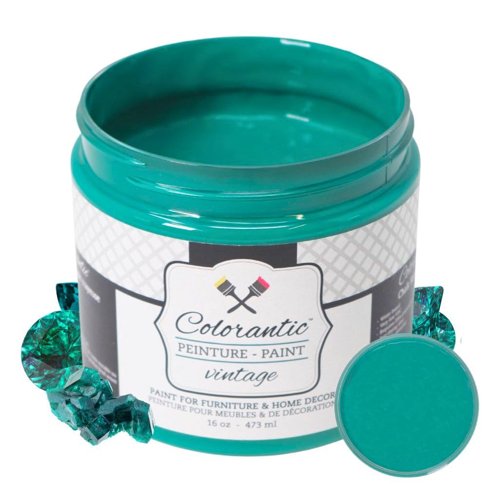 EMERALD Chalk Paint for Furniture DIY (Emerald / 8 Fl Oz (Pack of 1))