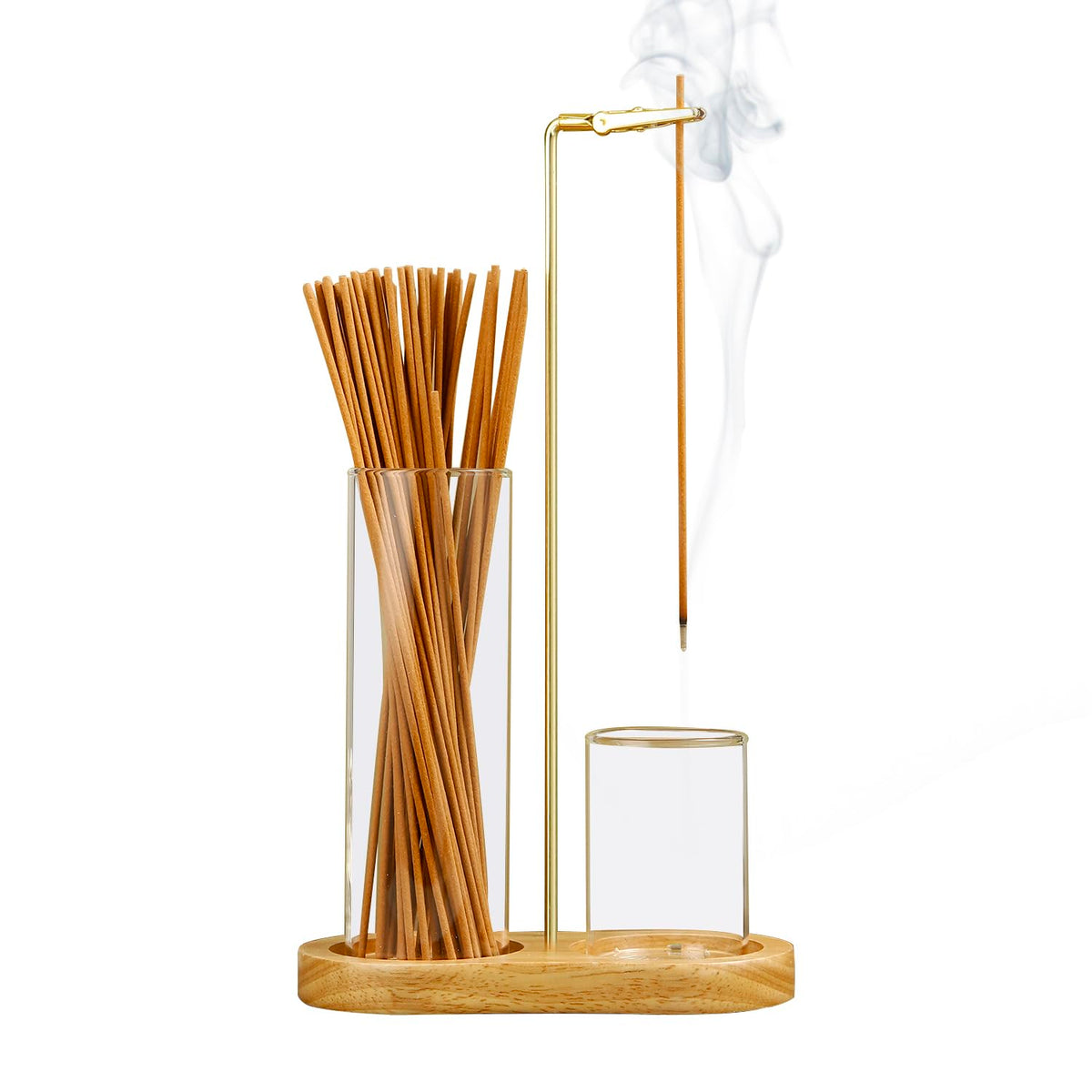 2 in 1 Incense Holder for Sticks (Light Base)