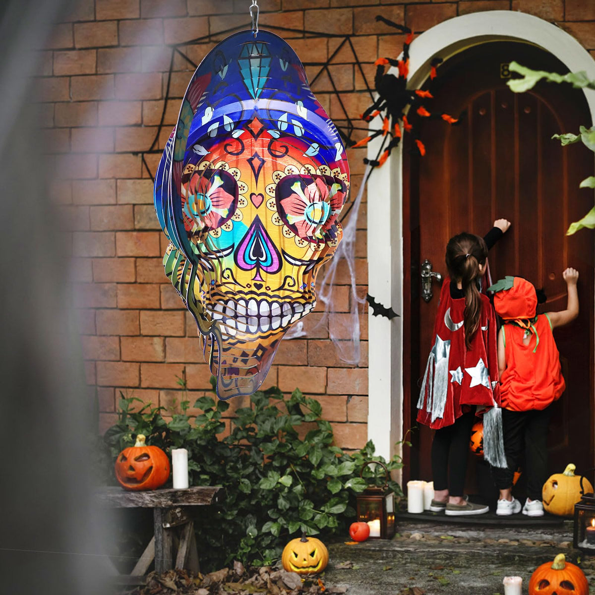 Sugar Skull Wind Spinner (Sugar Skull)